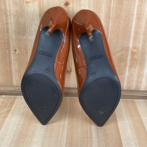 Nine West Rust Brown Heels - Picture 6 of 7